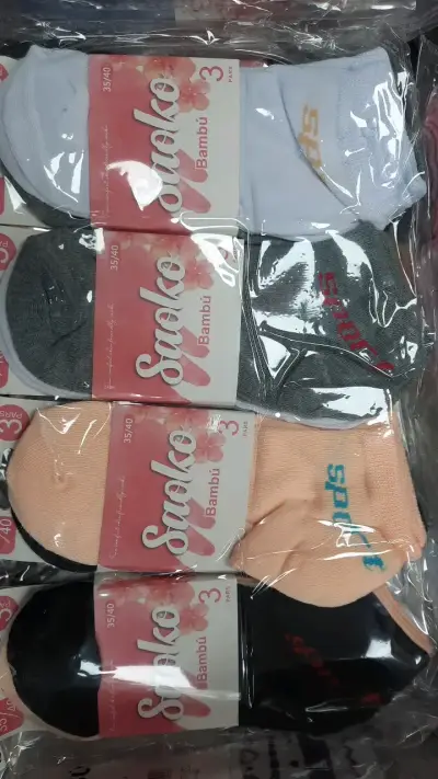 Docena de calcetines de bambú Suoko para mujer - miniatura 4