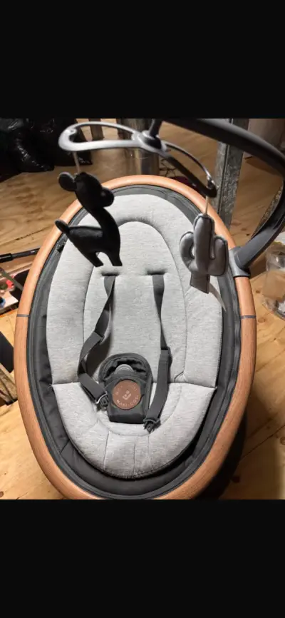 Silla mecedora para bebé Maxi-Cosi gris - miniatura 1