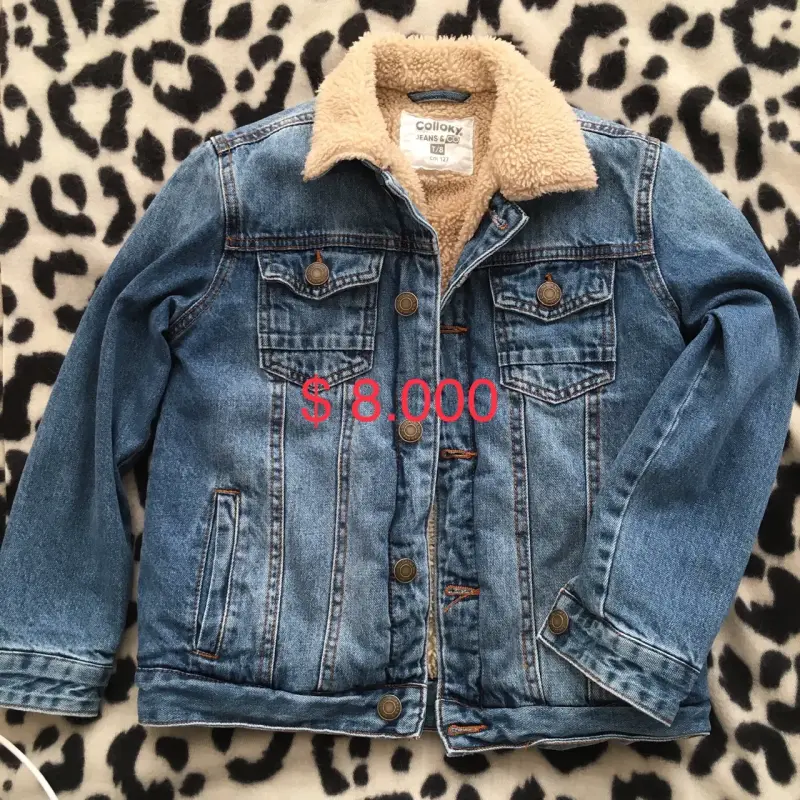Chaqueta de mezclilla niño talla 8