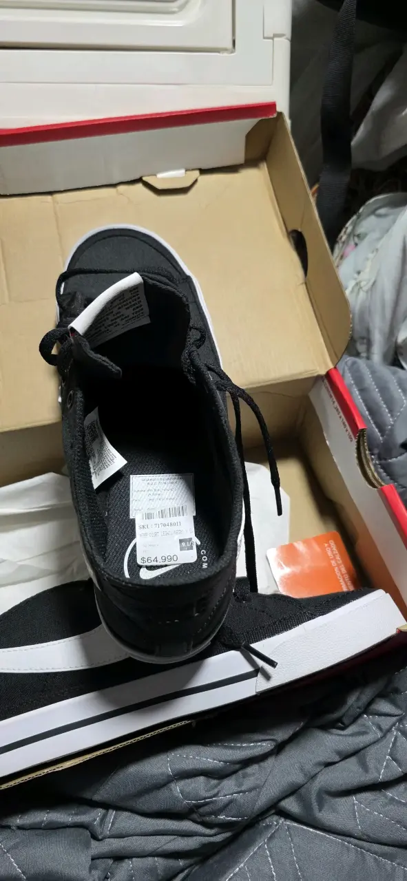Zapatillas Nike Court Vision Alta negras - 5