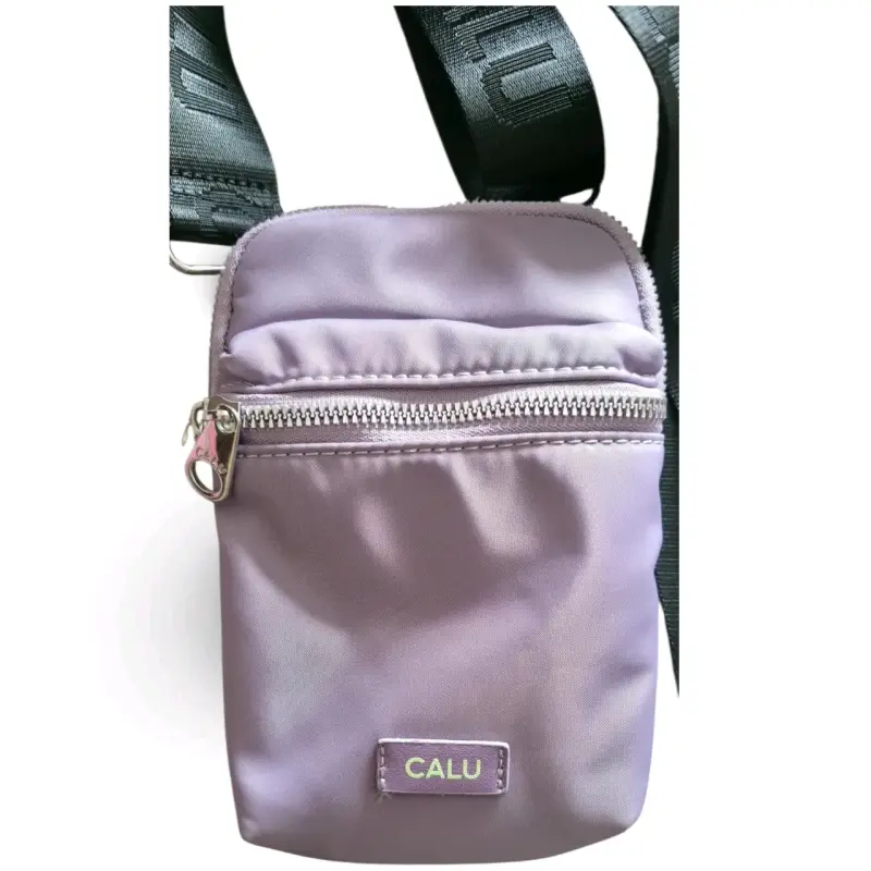 Bolso cruzado lila con correa ajustable Calu - 2