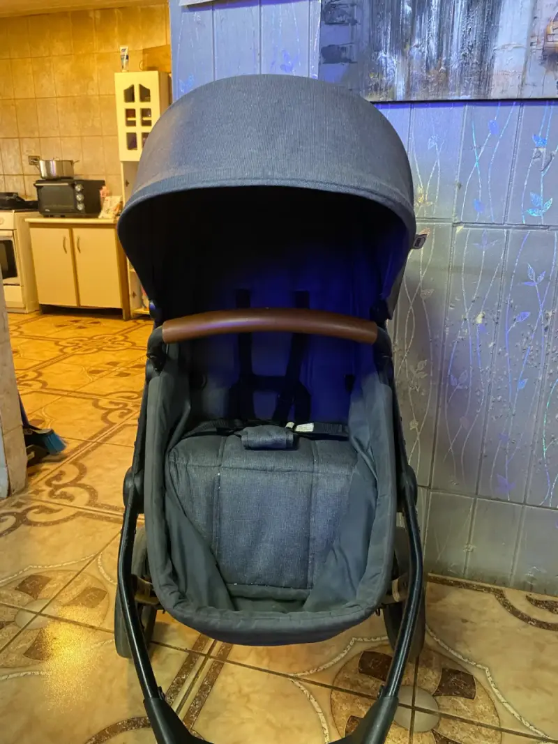 Coche de bebé Bebesit azul con manillar ajustable - 2