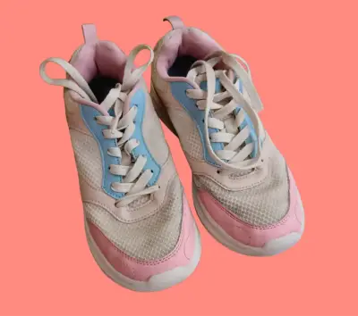 Zapatillas deportivas mujer color rosa y azul - miniatura 1