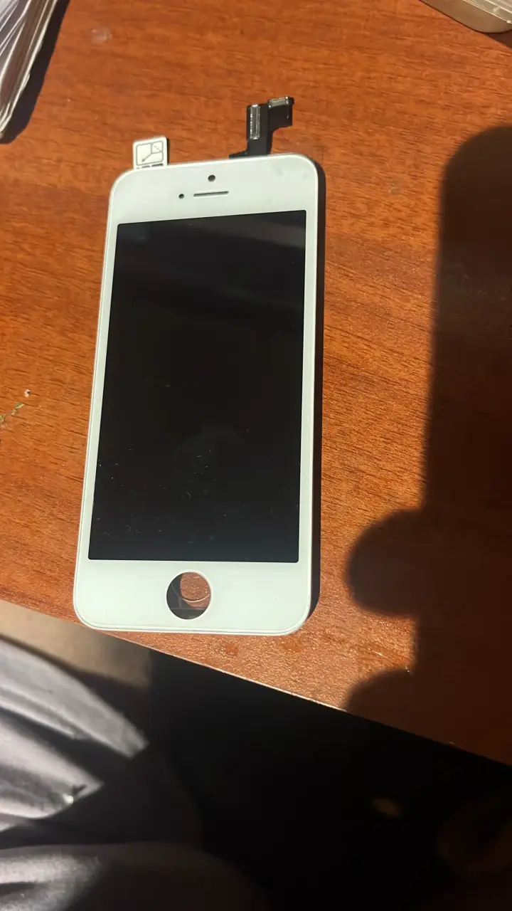 Pantalla de repuesto para iPhone5 con marco blanco - 2