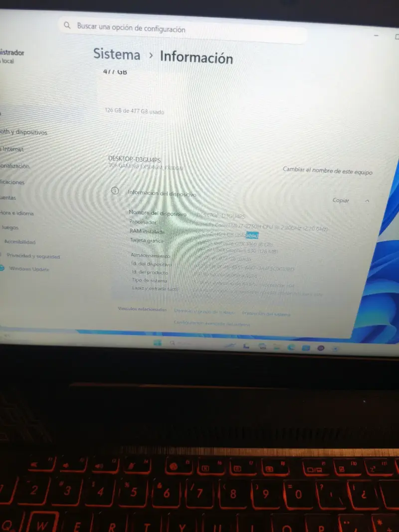 Notebook ASUS Gaming - 5