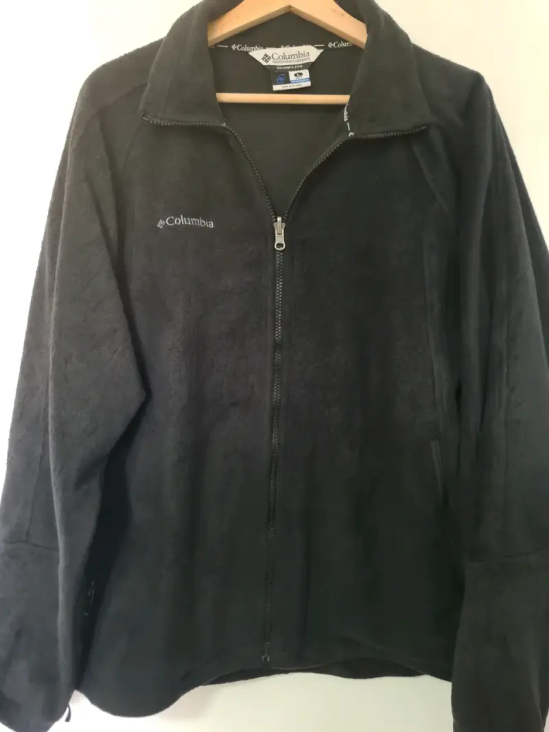 Chaqueta polar negra Columbia para hombre - 1