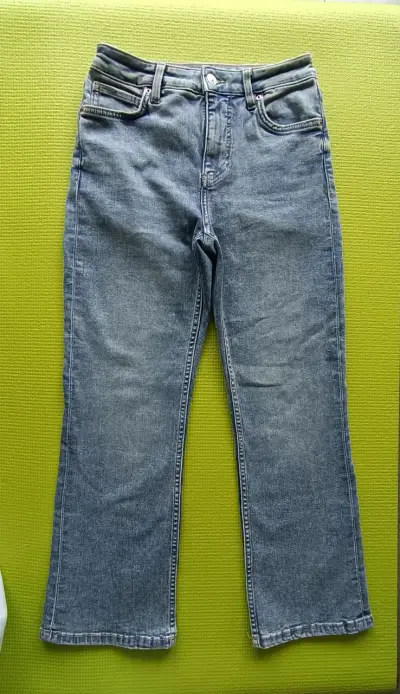 Jeans rectos azul claro talla 34 - miniatura 1