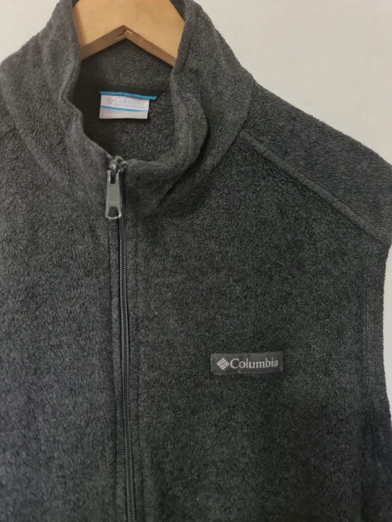 Chaleco Polar Sin Mangas Columbia Gris - 2