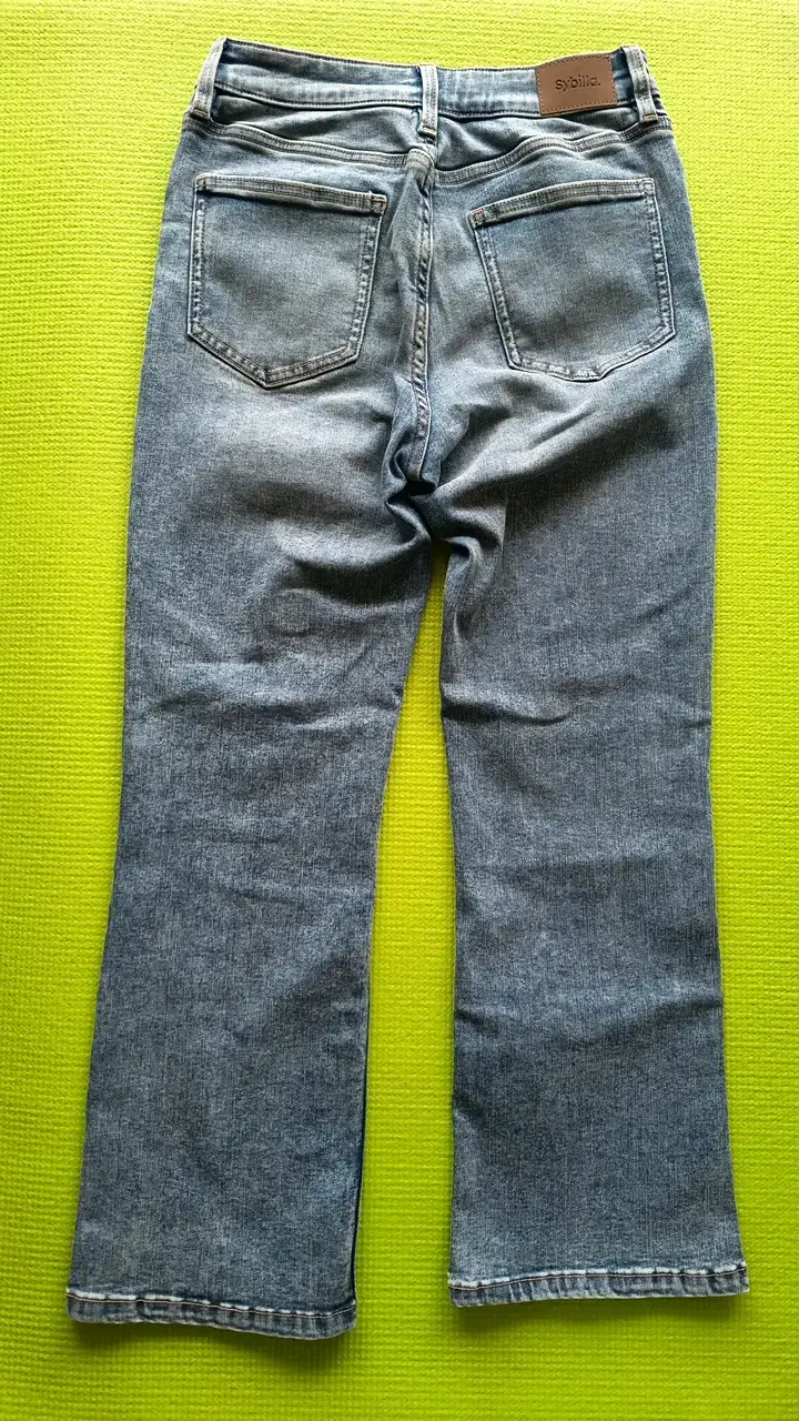Jeans rectos azul claro talla 34 - 3