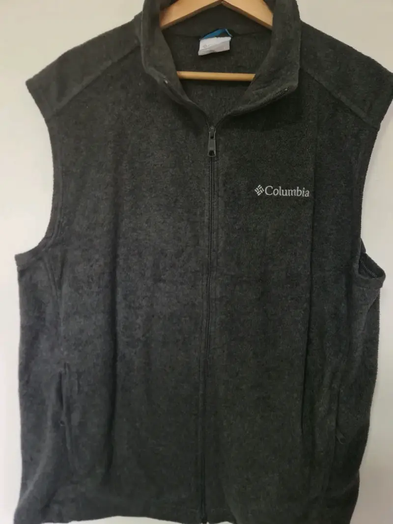 Chaleco polar sin mangas Columbia gris