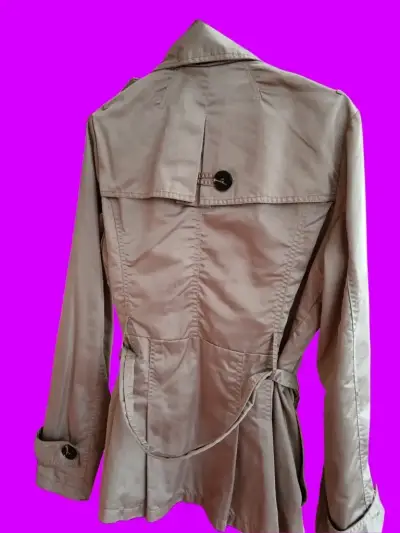 Abrigo trench beige para mujer Signus - miniatura 2