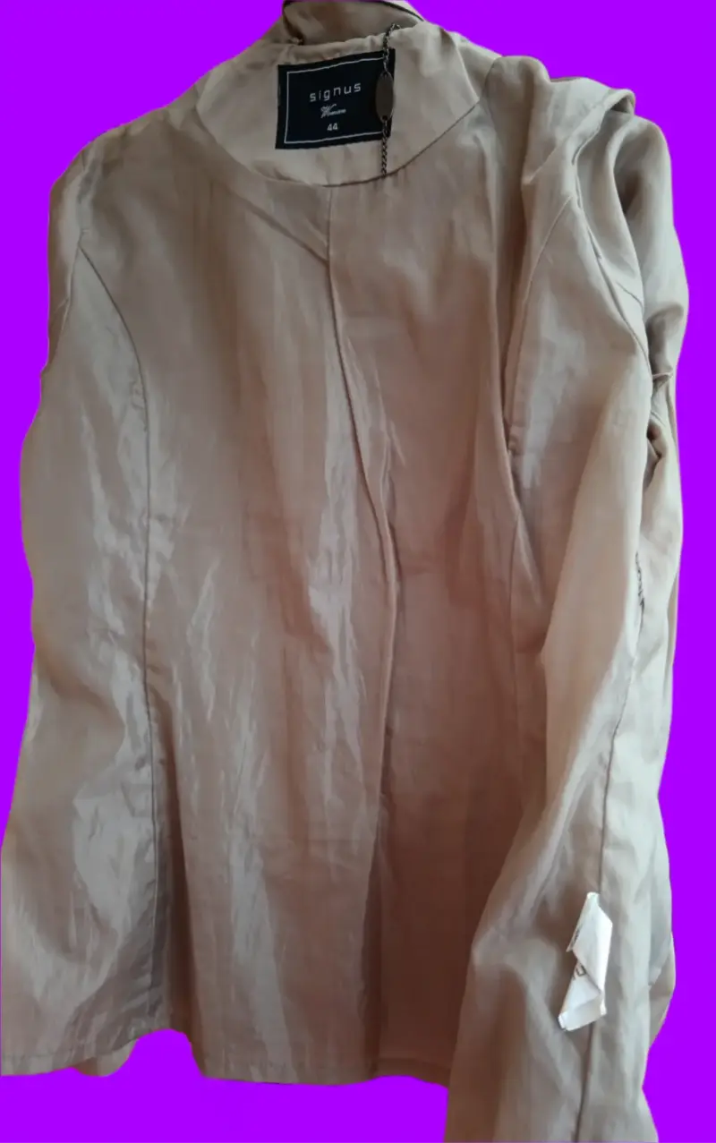 Abrigo trench beige para mujer Signus - 4