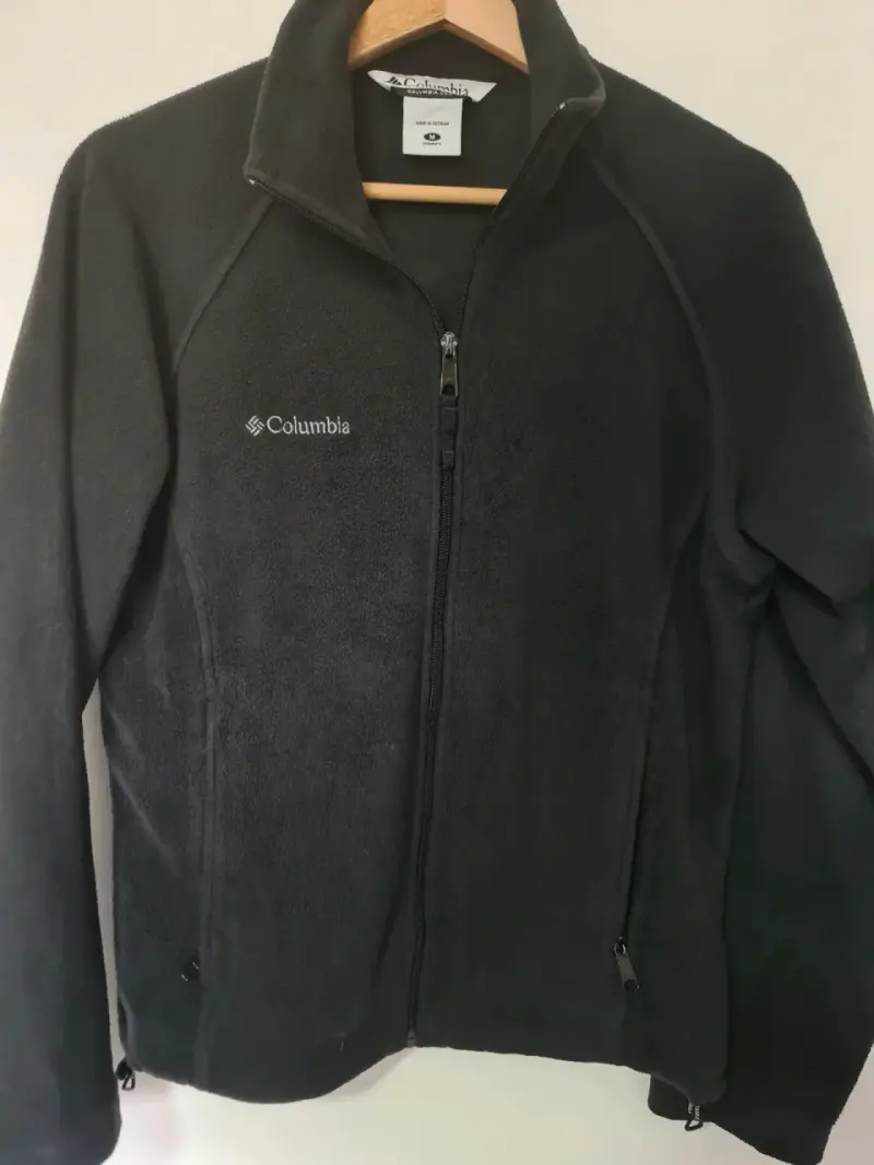 Chaqueta polar negra Columbia para mujer