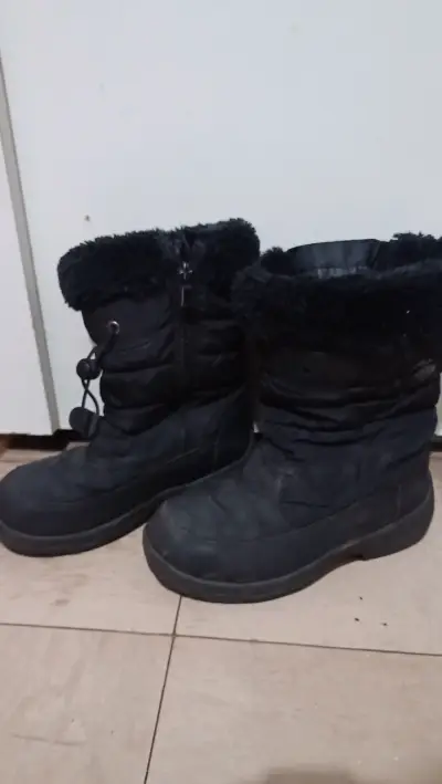 Botas impermeables negras talla 35 - miniatura 2