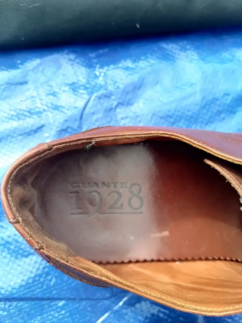 Zapatos de cuero marrón Guante 1928 para hombre - 1