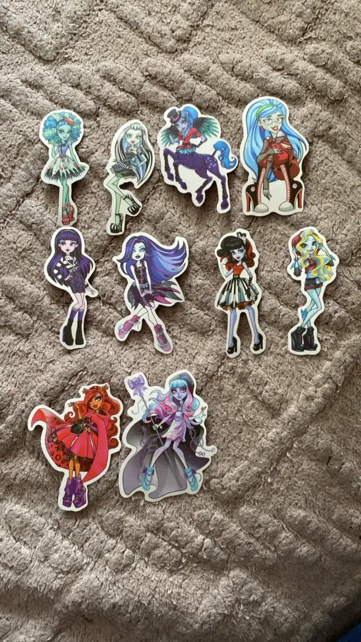 Set de stickers de monster high