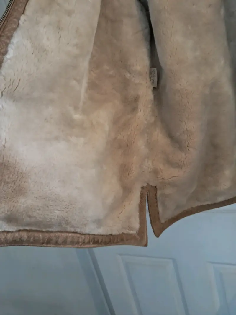 Chaqueta de cuero con forro de piel sintética - 2