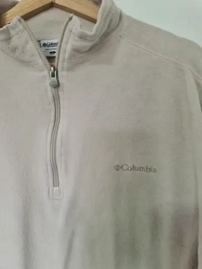 Polerón Columbia beige con cierre medio - miniatura 2