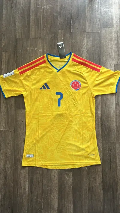 Camiseta Selección Colombia Luis Díaz Amarilla - miniatura 1