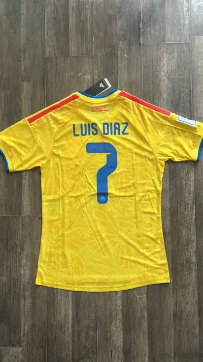 Camiseta Selección Colombia Luis Díaz Amarilla - miniatura 2