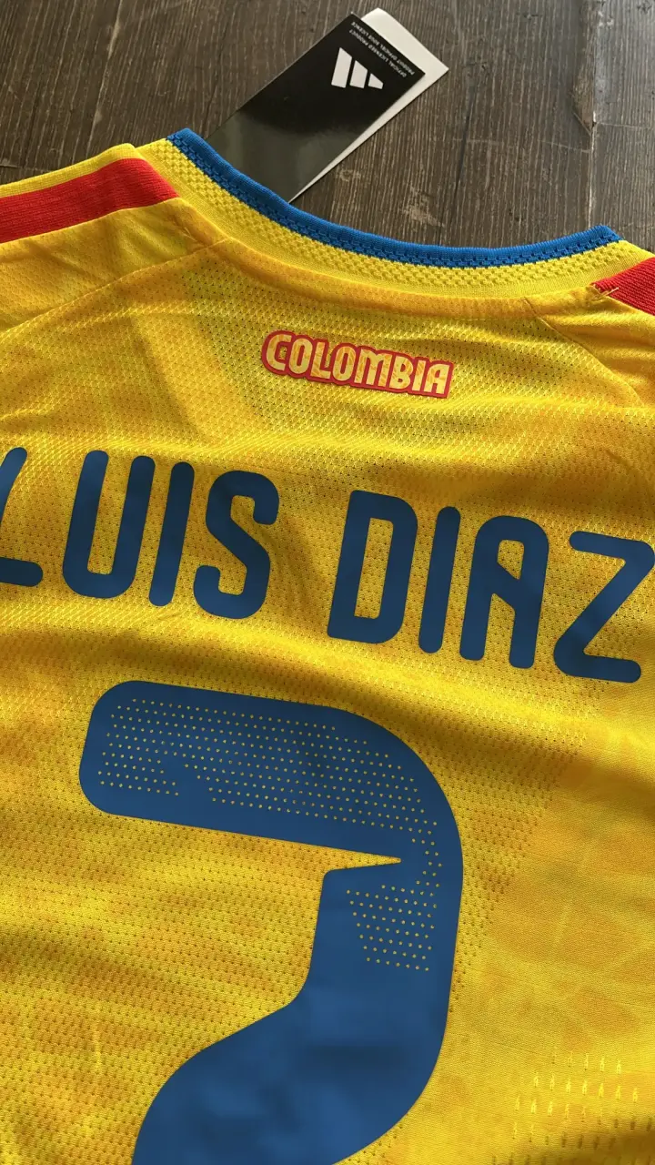 Camiseta Selección Colombia Luis Díaz Amarilla - 6