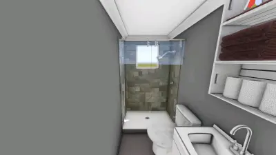 Oficina contenedor con baño y cocina 40 pies - miniatura 5