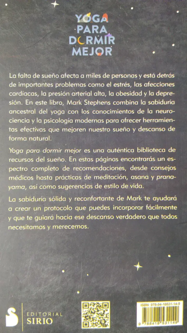 Libro Yoga Para Dormir Mejor de Mark Stephens - 2