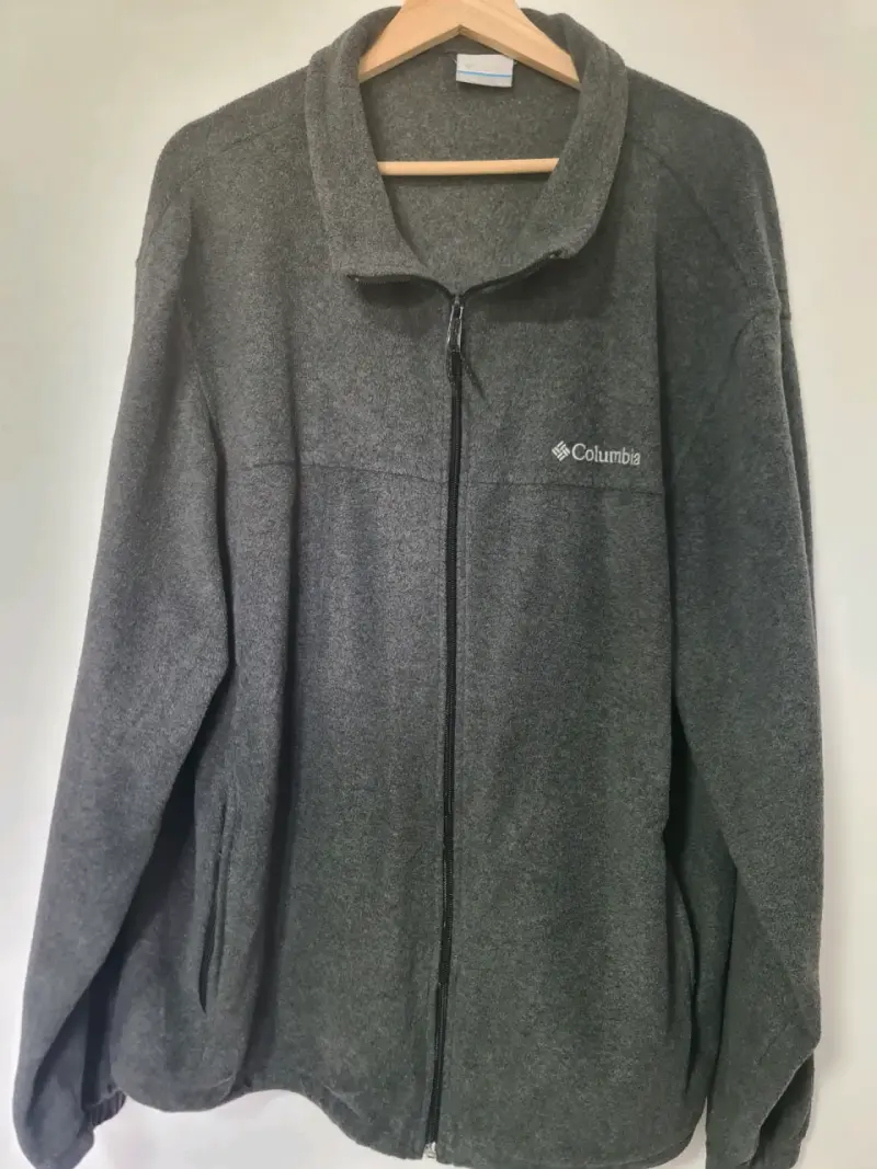 Chaqueta polar gris Columbia para hombre