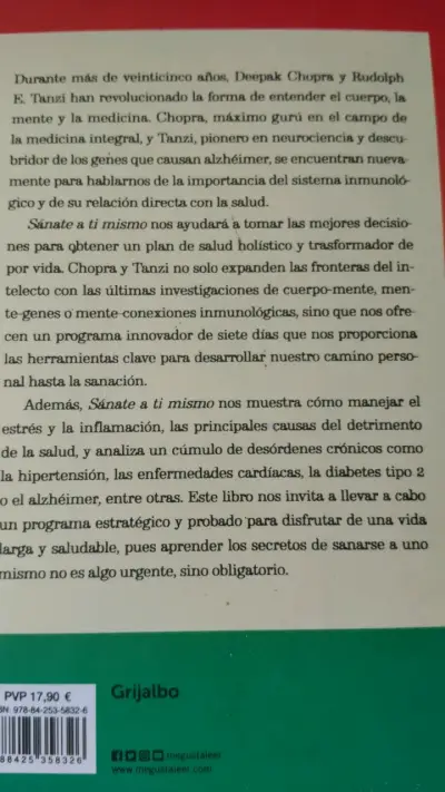 Libro Sánate a Ti Mismo de Deepak Chopra - miniatura 3