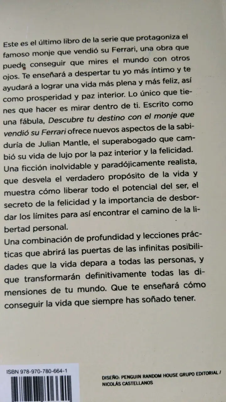 Libro Descubre Tu Destino Robin Sharma ALTERNATIVO - 3
