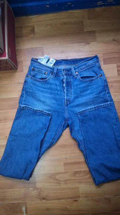 Jeans Levi's clásicos de mezclilla azul - miniatura 1