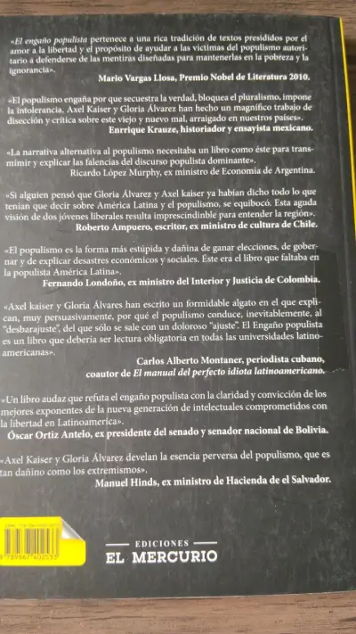 Libro 'El Engaño Populista de Axel Kaiser y Gloria - miniatura 2