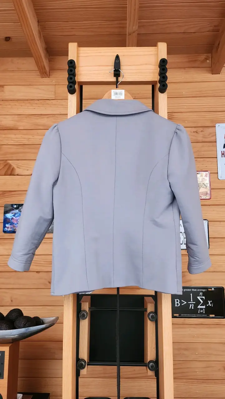Blazer gris manga 3/4 para mujer Esprit talla S - 3