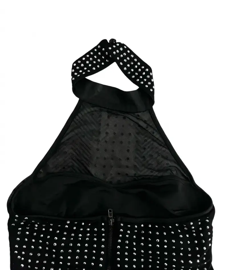 Top negro estilo halter - 2