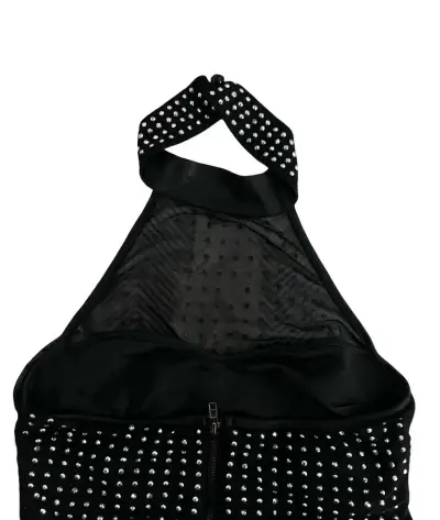 Top negro estilo halter - miniatura 2