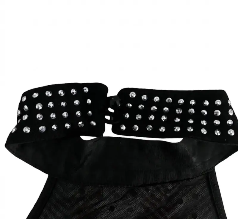 Top negro estilo halter - 3