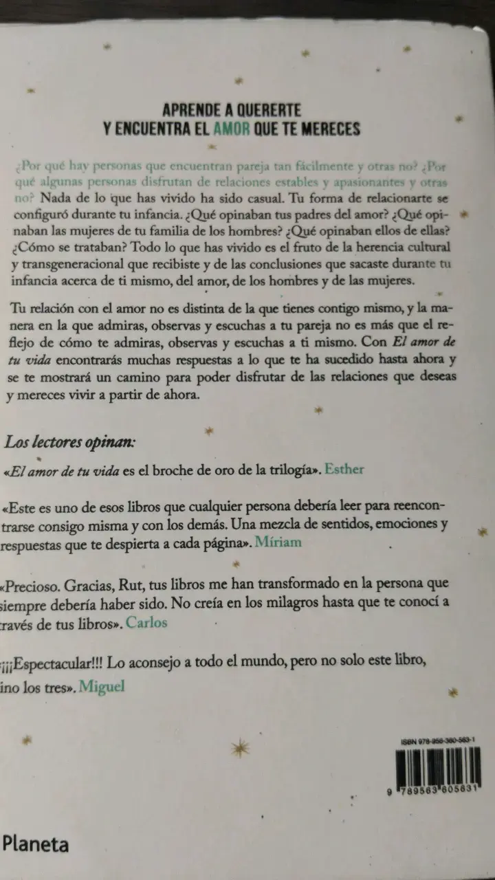 Libro 'El Amor De Tu Vida Rut Nieves. ALTERNATIVO - 2