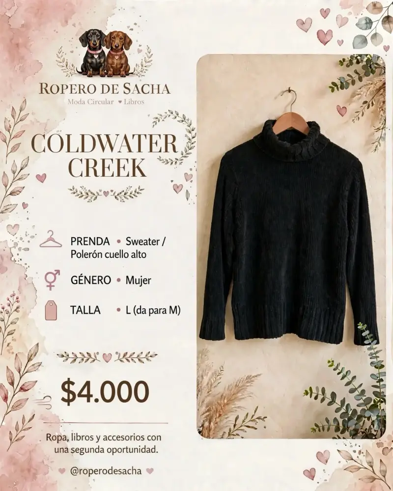 Sweater cuello alto Coldwater Creek para mujer - 1