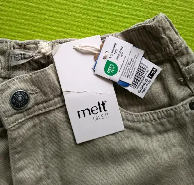 Shorts de mezclilla beige Melt Love It - miniatura 2