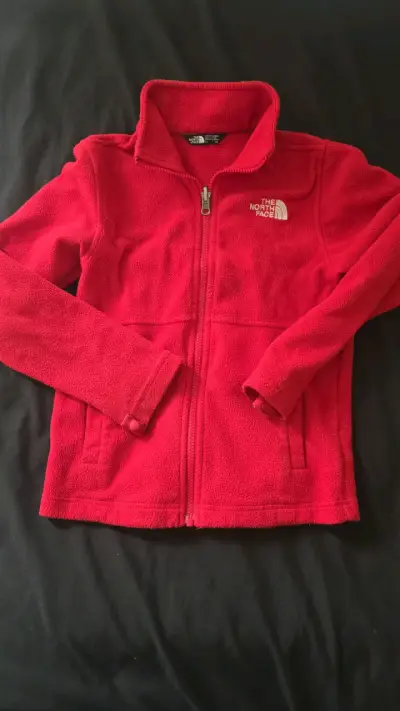 Chaqueta polar roja The North Face para niño - miniatura 1