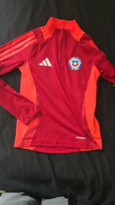 Polerón Deportivo Infantil Adidas Chile Rojo - miniatura 1