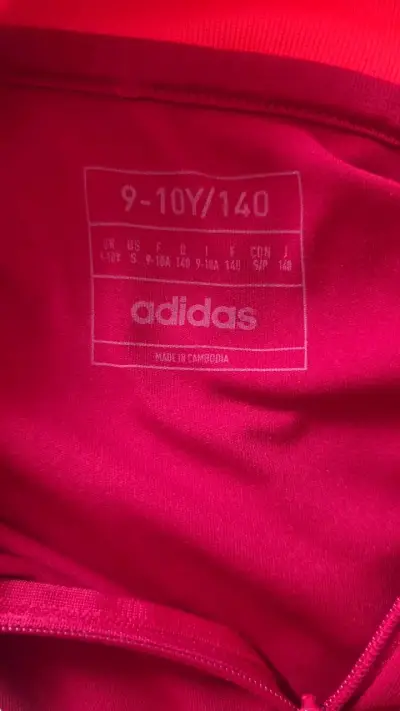 Polerón Deportivo Infantil Adidas Chile Rojo - miniatura 2