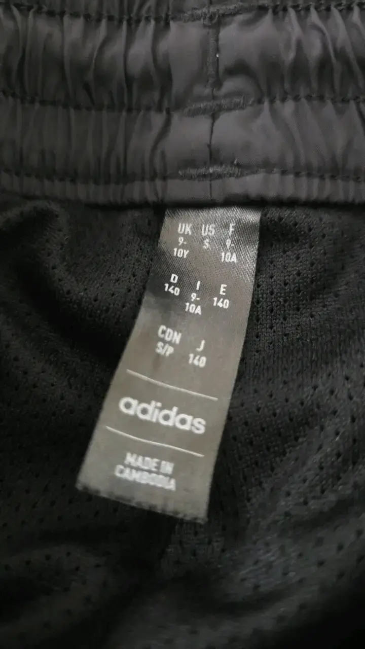 Pantalones deportivos negros con franjas rojas Adidas - 2