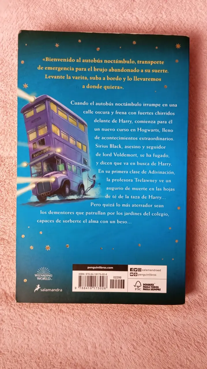 Libro Harry Potter y el Prisionero de Azkaban - 2