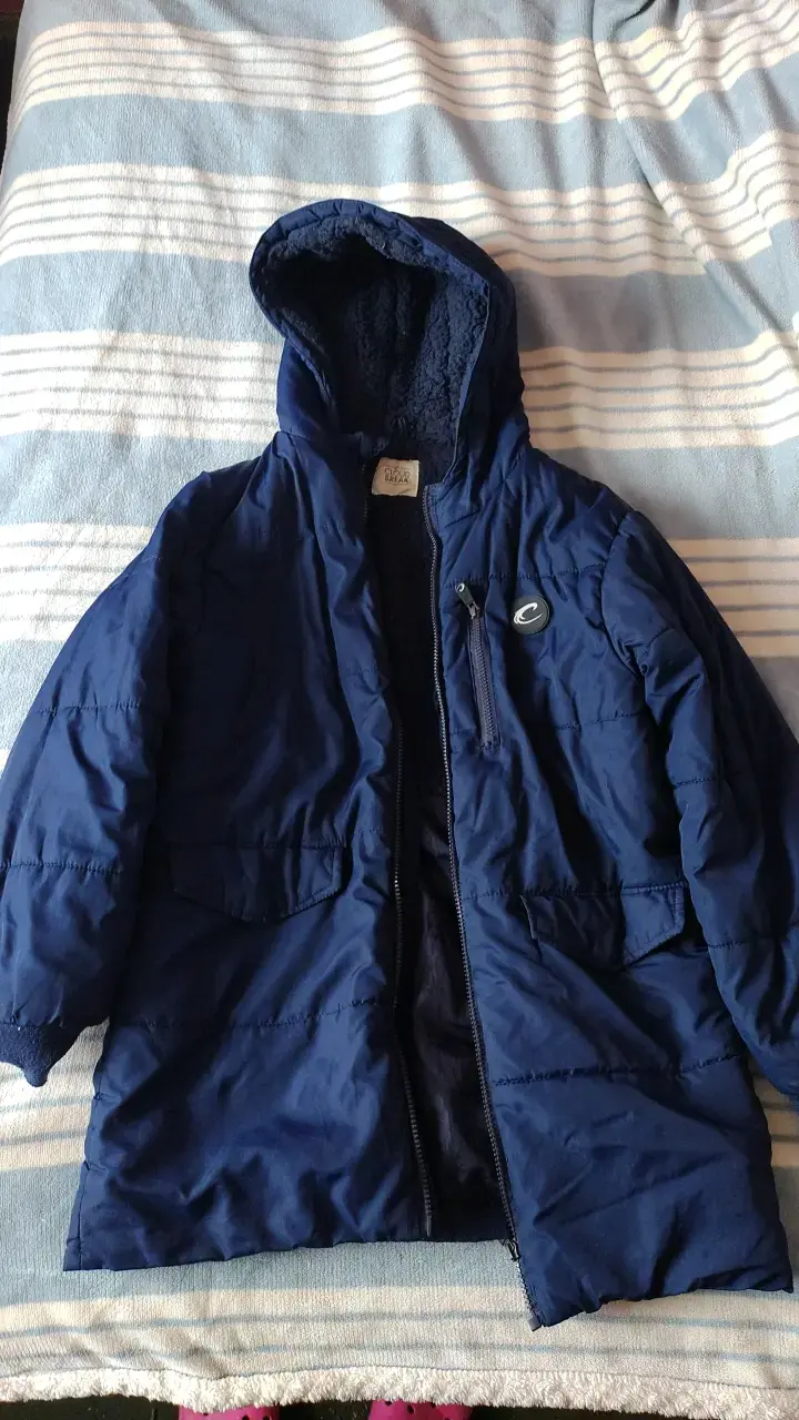 Chaqueta azul con capucha para niño Cloud Break - 1