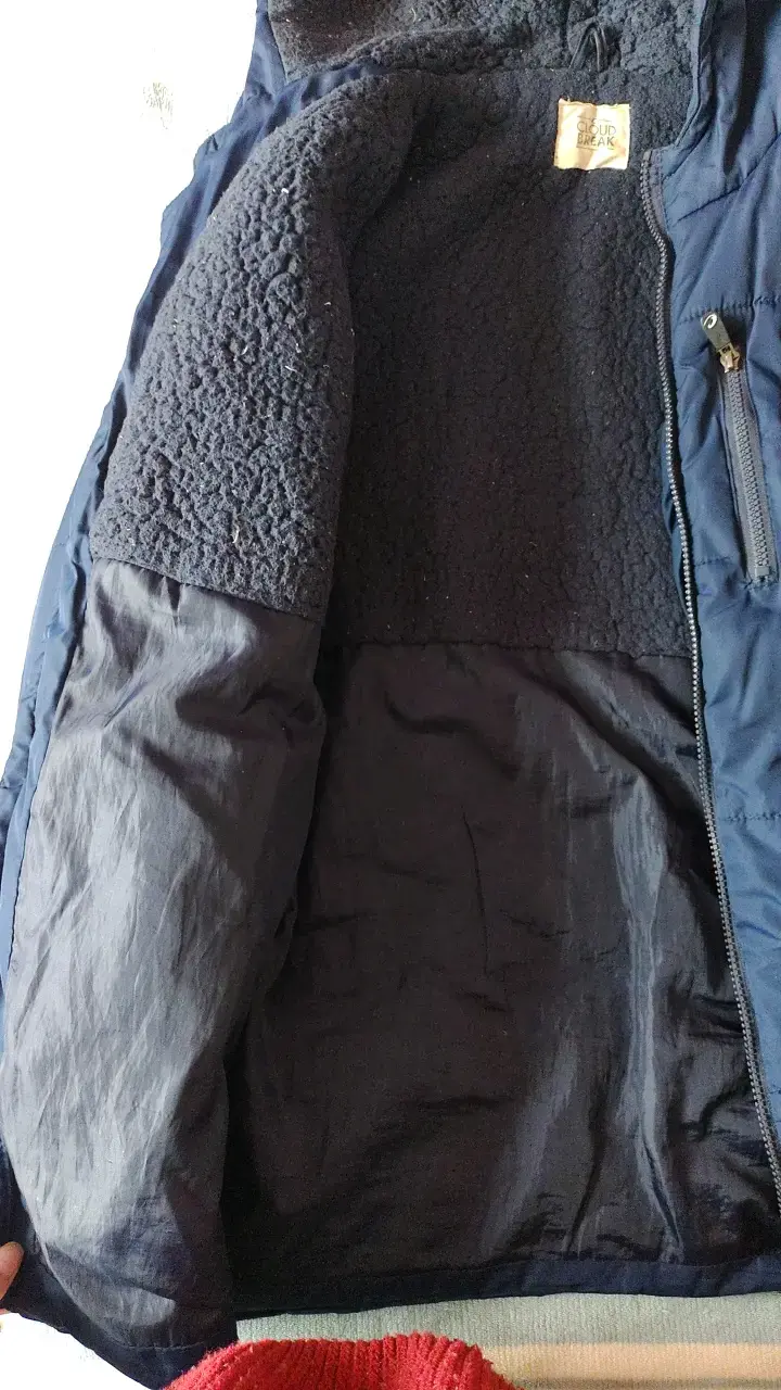 Chaqueta azul con capucha para niño Cloud Break - 2