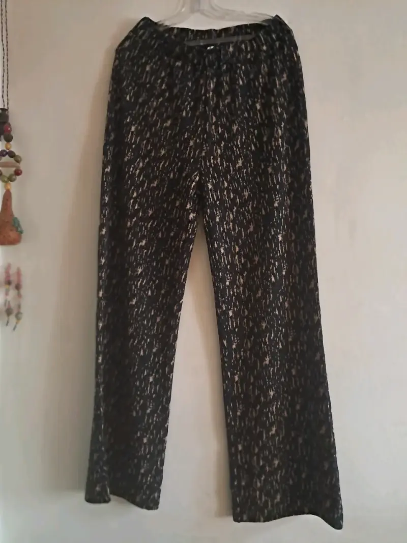 Pantalones anchos estampados para mujer - 1