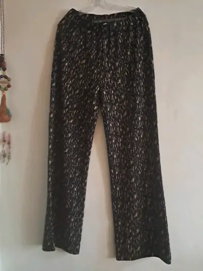 Pantalones anchos estampados para mujer - miniatura 1