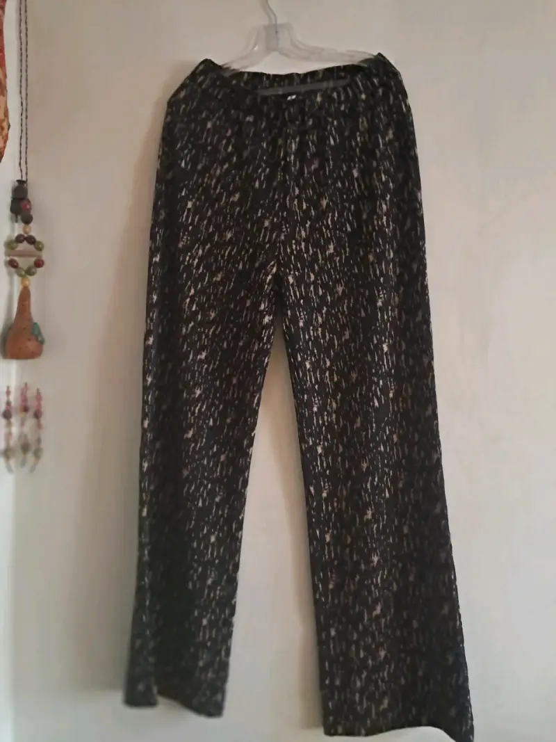 Pantalones anchos estampados para mujer - 2