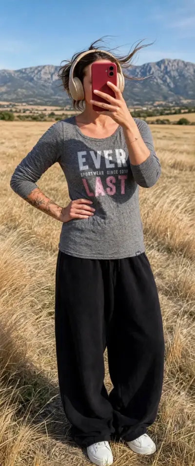 Polera manga larga Everlast para mujer - miniatura 2